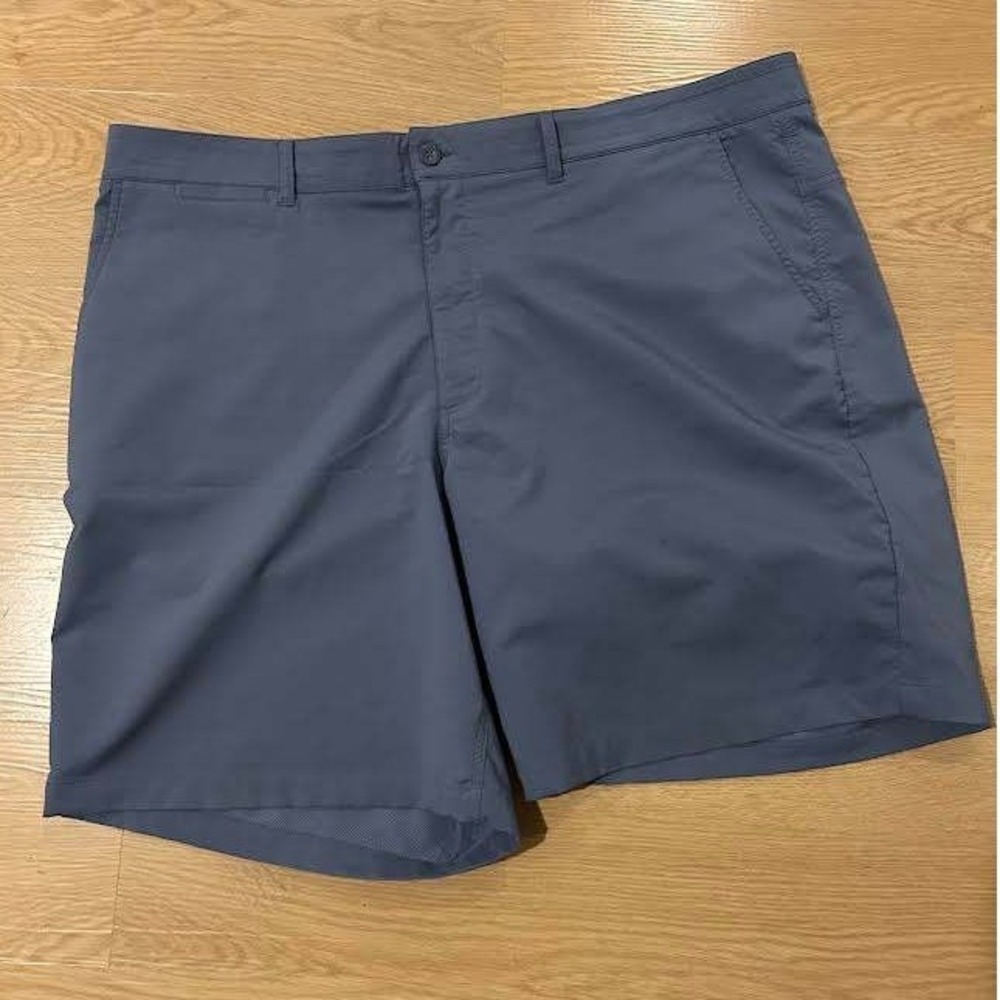 Johnnie-O Mens Pacific Blue Performance Golf Shorts 46 Stretch JMSH1070B